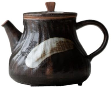 Teiera in Ceramica Piccola teiera in ceramica con filtro Teiera retrò Caffettiera fatta a mano for la casa Teiera per Piano Cottura