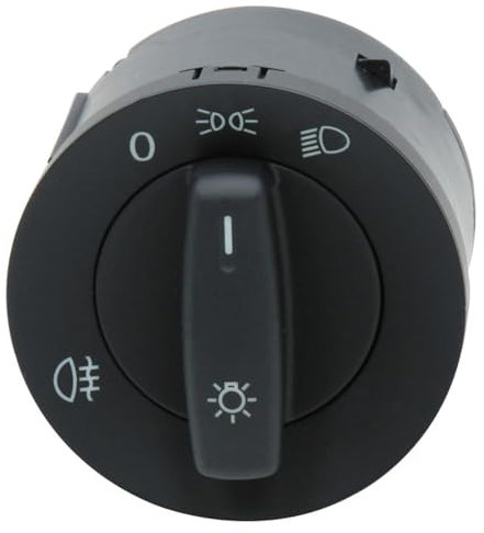 LINGLW Auto Scheinwerfer Schalter für VW Golf 5 Golf 6 Nebelscheinwerfer Hauptlicht Lichtschalter 1K0941431BB 1K094431B