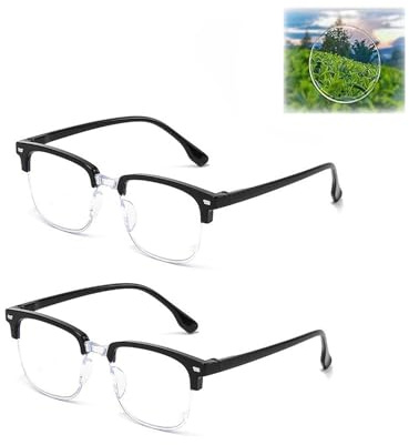 CesmiPSteh Brille Die Sich Automatisch Der Sehstärke Anpasst, Intelligente Zoom Brille Automatischer Fokussierung,Autofokus Brillen mit Selbsteinstellung,Adaptive Blaulichtschutz Fokus Brillen