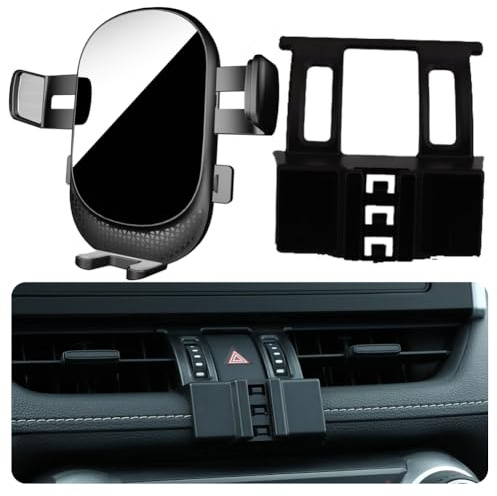 Kacarx Support Téléphone Voiture pour Toyota RAV4 - Accessoires [Compatible Uniquement avec Toyota RAV4,XA50 (années 2019-2025)] Rotatif 360°、Opération à Une Main、Facile à Installer