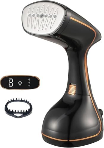 Clothes Steamer Handheld,Travel Garment Steamer Fabric Wrinkle Removal,20s Fast Heat-up,320ml Water Tank,Portable Steamer for Clothes Home No Ironing Board Needed