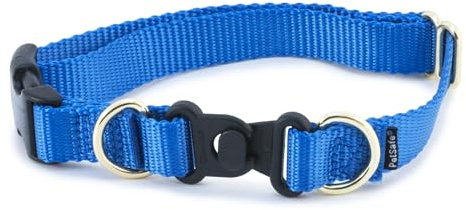 PetSafe KeepSafe Break-Away Collar, Prevent Collar Accidents for Your Dog or Puppy, Improve Safety, Compatible with Leash Use, Adjustable Sizes, 3/4 in Wide, Medium, Royal Blue
