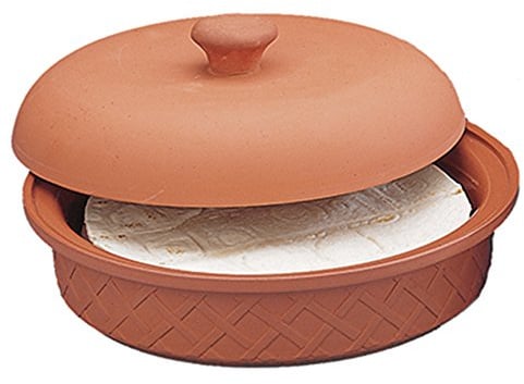 Fox Run Keramik 3943 Tortilla-Wärmer, Terra Cotta
