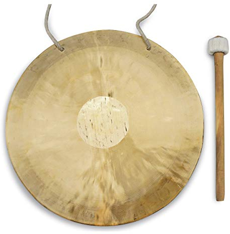 Feng Gong/Wind Gong Ø 45 cm inklusiv Holz-/ Baumwollklöppel -7003-