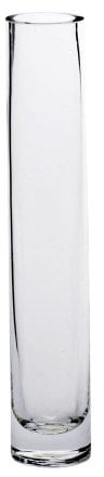 Sandra Rich Glasvase, Blumenvase SOLIFLEUR H. 22 cm D. 4cm rund transparent