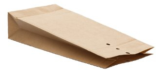 Musterbeutel Größe M20 (245x100x40mm) ungummiert braun 120g 250 Stück