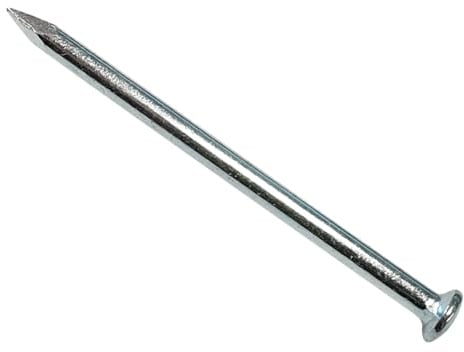 Forgefix Don Quichotte Medium Gauge Masonry Nail, Zinc Galv. 3.0 x 25mm (Box 100), for Fastening Cabling, Timber Form Work etc. in Masonry Applications