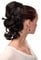 WIG ME UP JL-3023-4 Haarteil/Zopf gewellt halblang (35 cm) 1 Steckkamm + Gummizug Schokoladenbraun Dunkelbraun Braun