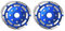 2 Stück QUANTEX Diamant-Schleiftopf 115mm. Diamant-Schleifscheibe doppelreihig mit 22,23mm Standardbohrung geeignet für alle Winkelschleifer, Betonfräse etc. Universal für Beton, Naturstein, Estrich