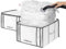 Compactor LIFE 3D Semi-Rigid Vakuum-Aufbewahrungsboxen Set, M, Weiß, 42x40x25 cm, RAN8297