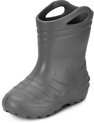Ladeheid Gummistiefel Kinder federleichte Eva Regenstiefel für Mädchen und Jungen Thermo Gummistiefel gefüttert KL051