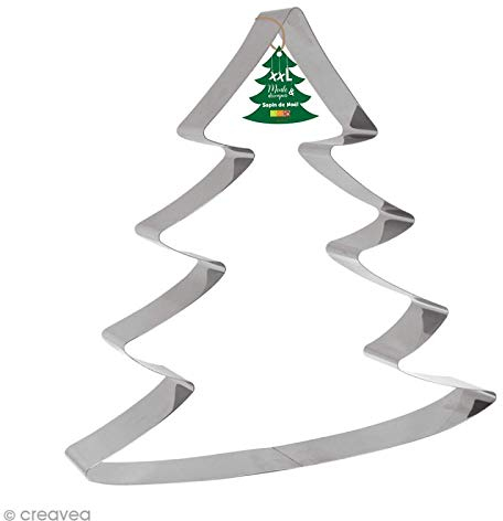 ScrapCooking XXL Edelstahl Tanne Keksausstecher Backform Sapin 1 Stück