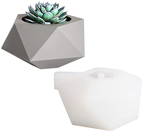 Flower Pot Silicone Mold Concrete Planter Mould Handmade Garden Bonsai Decorating Tools