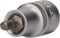 BRILLIANT TOOLS BT022860 1/2 Innensechskant Bit-Stecknuss, 55 mm lang, 5 mm [Powered by KS TOOLS]
