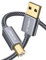 JSAUX USB Printer Cable 2M, USB 2.0 A Male to B Male Nylon Braided Gold Plated Printer Scanner Cord Compatible for Canon, Epson, HP, Lexmark, Dell, Xerox, Samsung etc and other USB B devices-Grey