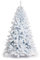 Nataland Albero di Natale Artificiale Bianco Modello Vinson Altezza 240 Cm, Abete Super Folto con Effetto Realistico e Rami con Aghi Anticaduta