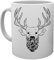 Hirsch Bart Kaffeebecher Tassen Mug Cup