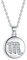 J.Endéar Sternzeichen Skorpion Kette Silber 925 Halskette Runde Scheibe AAA Zirkonia Anhänger für Damen Mädchen 40 + 5cm verstellbar