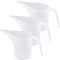 Lot de 3 Doseur Cuisine, 3000 ml Pichet en Plastique, Longue Bouche Verre Doseur Plastique, Tasse à Mesurer à échelle Claire pour La Cuisson, La Fabrication de Gâteaux, Sans BPA
