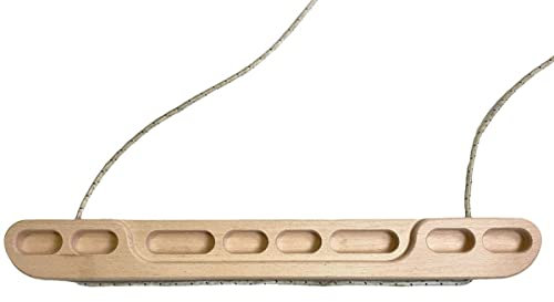Hangboard Balken für Klimmzüge Klettern Holzgriffe Wandstange Climbing Boulder Training Indoor Training Board (Small)