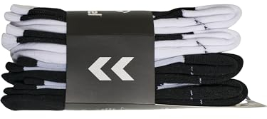 hummel HMLLEGACY Core CHEVRON 4-PACK SOCKS, schwarz/weiß (9124), 46-48 EU