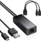 USB Ethernet LAN Adapter, HOTSO Micro USB to RJ45 Converter Computer Network Adaptor with OTG Cable for Fire TV Stick 4K Google Home Mini and More Streaming TV Sticks