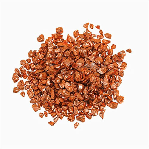 40g Crushed Glass Craft Kies Glitter 1-3mm Unregelmäßige Pailletten Metallic Chunky Stones für Nail Arts Harzform Dekor Zubehör-CN,Orange,M