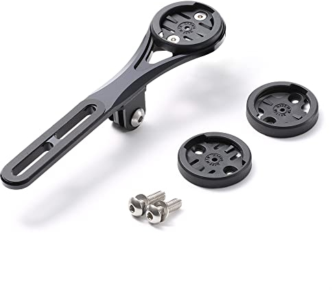 Cestbon Kompatibel mit Garmin Edge Wahoo Elemnt Bryton Rider Stages Dash Out Front Bike Mount for Aero Integrated Handlebar,Gopro Combo Mount with Camera and Headlight