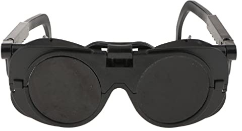 Harilla 1x Schweißer Schweißerbrille Schutzbrille Schneidebrille Klappbrille Schwarz