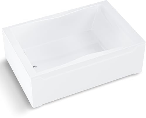 Aquade Acryl Badewanne 180x120 Modell: Hamburg - Weiß Badewanne Komplettset 180x120 - Badewannen Mit Wannenträger + Schürze