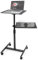 Duronic Projector Stand WPSLS2, Adjustable Video Projector Floor Table on Wheels, Tall Moveable Laptop Trolley, Portable with Caster Wheels, Adjustable Height, 10kg Capacity