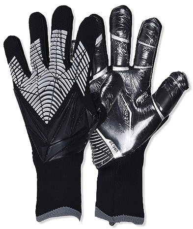 OLYSPM Torwarthandschuhe Kinder Torwarthandschuhe Herren mit Rutschfester Latex Handfläche,Kinder Torwarthandschuhe mit Atmungsaktiv,Abriebfest,Super-Griff,Größe 6/7/8/9/10
