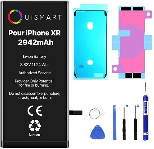 OuiSmart® KIT Batterie DE RÉPARATION pour IPHONE XR