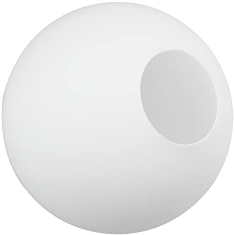 Mikikit 1 Pc Abat-jour Boule Givré Globe Verre Remplacement Couvercle D'abat-jour En Verre Globe Verre Pour Lustre Trango Protecteur D'ampoule Décor Rétro Un Verre Acrylique Blanche