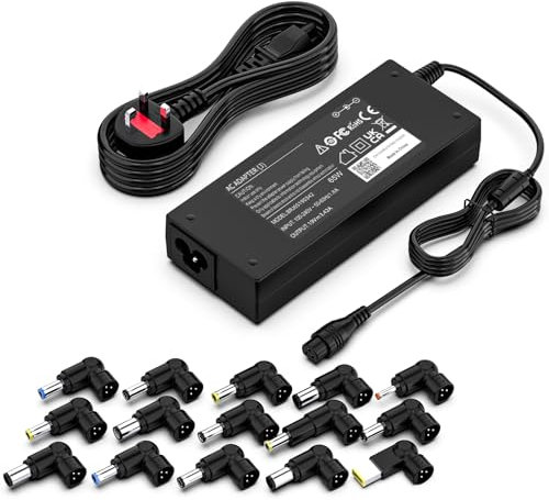 65W Universal Ac Laptop Charger Power Adapter for ASUS HP Acer Dell Lenovo Samsung Toshiba Gateway Sony 20V DC Power Supply Cord with 15 Tips