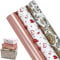 Geschenkpapierrolle für Geburtstagsgeschenke: Recycelbares Geschenkpapier zum Verpacken von Geschenken, 3 Rollen x 3 m