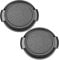 Create idea 2 copriobiettivo da 43 mm a scatto anteriore per obiettivo della fotocamera, copertura protettiva compatibile con obiettivo fotocamera Olympus Trip 35, nero