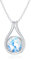 ROMANTICWORK Erde Planet Kette 925 Stering Silber Weltkugel Anhänger Halskette Universum Planet Weltkarte Schmuck Geschenke für Damen Mädchen