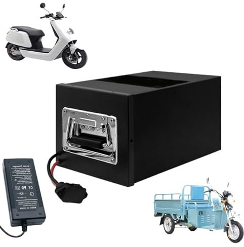 HJGHY 60V 16Ah 18Ah 20Ah 25Ah 30Ah 45Ah 50Ah Lithium-Eisenphosphat-Batterie 60V Motorrad-Lithium-Batterie für 0-3000W Moped-Dreiradmotoren,60v18ah