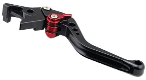 Kupplung Bremshebel Für S1000RR 2010-2018/ S1000R 2014-2018/ HP4 2011-2015 Motorrad Einstellbare Kurze/Lange Bremse Kupplung Hebel Kupplungshebel Motorrad(1 Right Black)