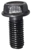 Tornillos M8/M7/M6, clavos de brida hexagonales de rosca izquierda, longitud de 21/23mm, acero al carbono for accesorios de herramientas de máquina de corte, 10 Uds.(8mm)