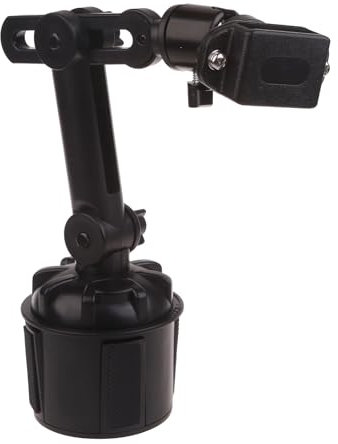 Pjeghbvop Handheld Radio Stand Adjustable Auto Cup Mount Bracket Car Holder For UV5R