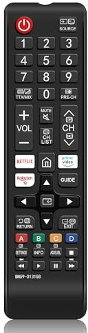 Universal Remote Control for Samsung Smart TV Remote Replacement for All Samsung LCD LED UHD QLED 4K HDR TVs, with Netflix, Prime Video and Rakuten TV Shortcut Buttons