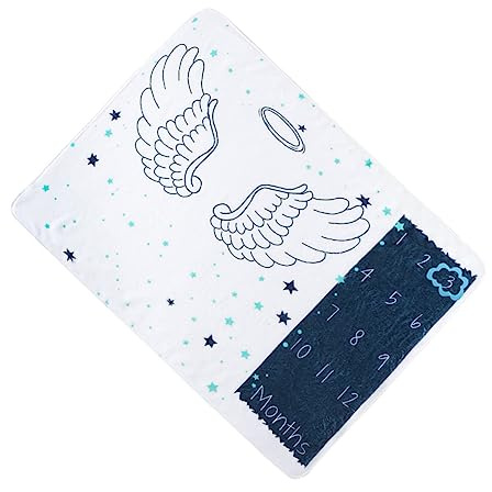 RORPOIR 1 Satz Meilenstein Decke -kuscheldecke babyparty girl blanket Adorable photograph Bausatz Liege Zu Babydecke aus Flanell monatliche Decke