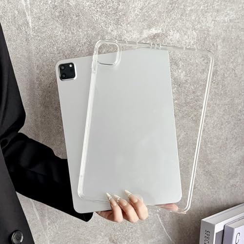 Clear Case Compatible with iPad Mini 4/Mini 5 (2015/2019),Slim & Lightweight Shockproof Transparent PC Protective Hard Shell.Clear