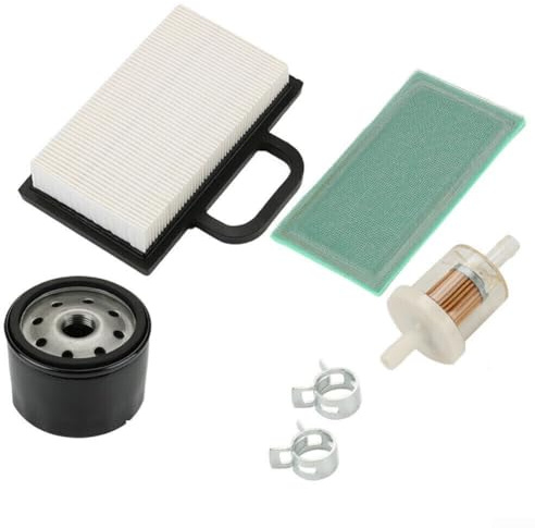 Motorluftfilter 499486 499486S mit Ölfilter, 492932S Vorfilter-Wartungsset, für Rasenmäher-Teile Ersatz