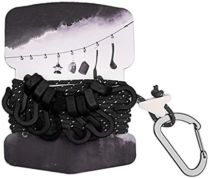 Corde à linge réglable avec fil réfléchissant