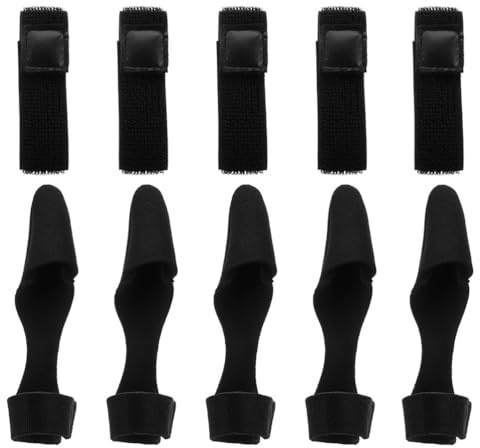 ibasenice Fishing Rod Tip Covers Set 5 Elastic Protective Caps with 5 Fastening Straps Rod Tip Cover Sleeve Protector Case for Transport Storage Freshwater Saltwater and Tenkara Fishing