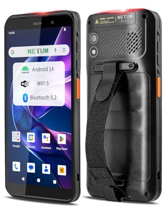 NETUM Q900 Android 14 Barcode Scanner – Handheld PDA Mobiler Computer Mit Honeywell HS7 Engine, 1D/2D Scannen, 5,99 HD Touchscreen, Wi-Fi & 4G LTE – Ideal Für Lager, Logistik & Bestandsverfolgung