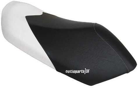 Sitzbezug Fahrer ODF schwarz/weiß für Peugeot Jetforce